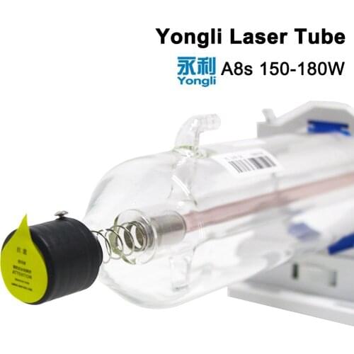 Yongli A8s 150W CO2 Laser Tube Wooden Case Box Packing Length 1850 Dia. 80mm for CO2 Laser Engraving Cutting Machine