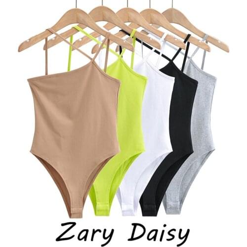 Zarydaysy 2021 thin elastic sling jumpsuit womens plus size summer dress base