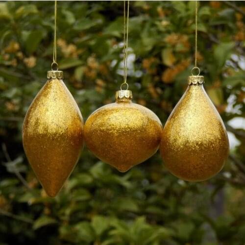 Golden Christmas ball decoration gift window hotel shopping mall wedding school holiday props