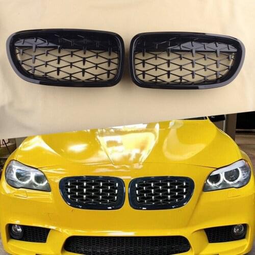 1 Pair 51137412323 51137412324 Car Front Hood Grille Fit for BMW 5 Series F10 Sedan M5 F11 Touring 2011 2012 2013 2014 2015 2016