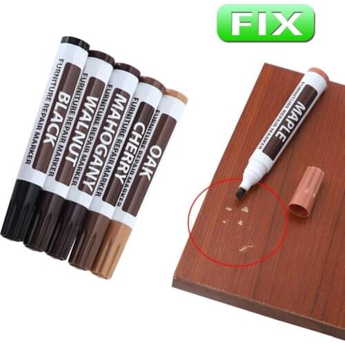 1pc Furniture Markers Touch Up Wood Repair Paint Scratch Repair for Furniture Scratch Fix