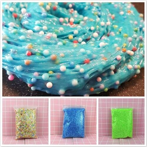 1pcs White Particles Modeling Clay Pack Hand Gum Floam Light Modeling Polymer Sand Fidget Plasticine Rubber Mud Toy