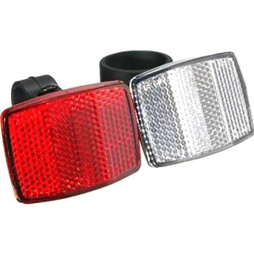 1 Pcs Bicycle Front Rear Reflective Lens MTB Road Bike Automatic Reflectors Cycling Warning Light Cycling Safety Accessories