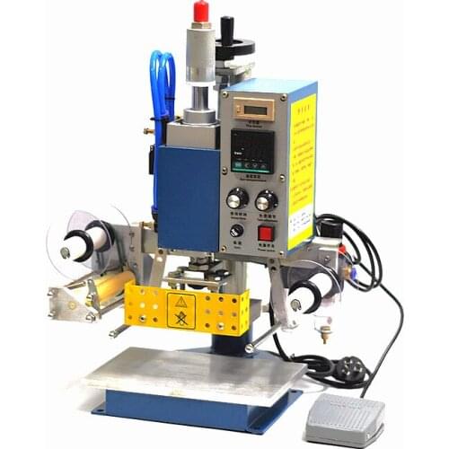 220v/110v Pneumatic Printing Machine 130*100MM, Printer Leather, Hot Foil Stamping Machine Press Marking