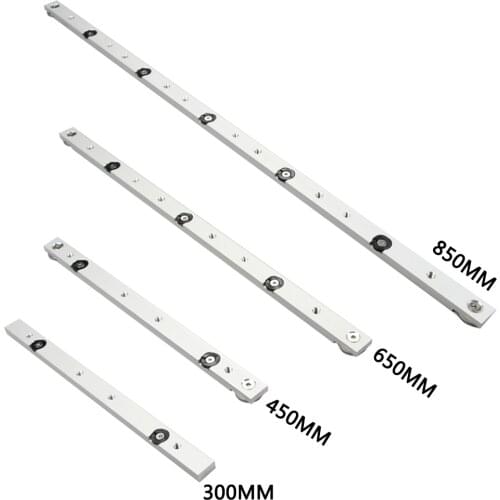 300mm 450mm 650mm 850mm Aluminium M6 M8 Slide Slab T Track Slot for Miter Track Fixture Slot Woodworking Tool Router Table Tools