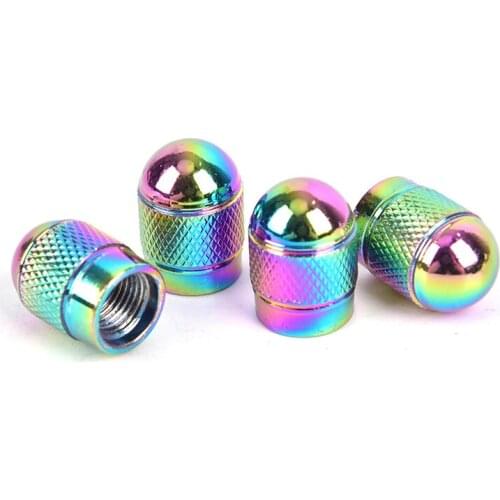 4Pcs Wheel Tyre Tire Valve Stem Air Dust Cover Screw Cap Car Truck Bike Neochrom Wholesale