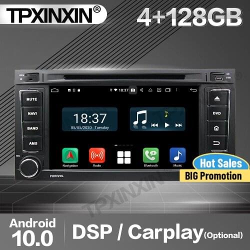 128G Carplay Car Radio 2 Din Stereo Receiver Android For VW Touareg 2002-2005 2006 2007 2008 2009 2010 IPS GPS Player Audio Unit