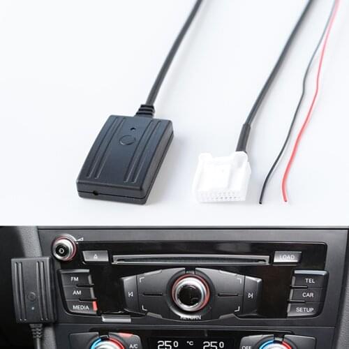 Car Bluetooth Microphone Phone Call Handsfree Kit Music AUX-IN Audio Adapter For Toyota Corolla Camry Highlander