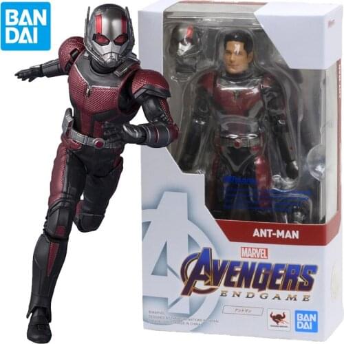 Bandai Tamashii Nations Marvel Avengers Endgame Ver. Ant-Man S.h.figuarts Action Figure Doll Collection Model Kids Toy Boys Gift