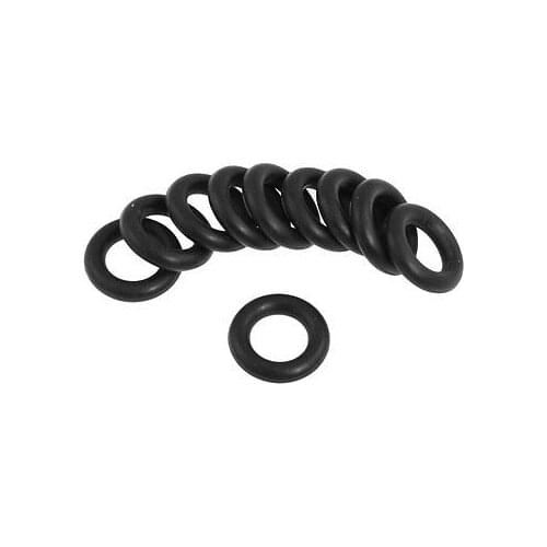 Black 23mm x 5mm O Rings Hole Sealing Gasket Washers 10 Pcs