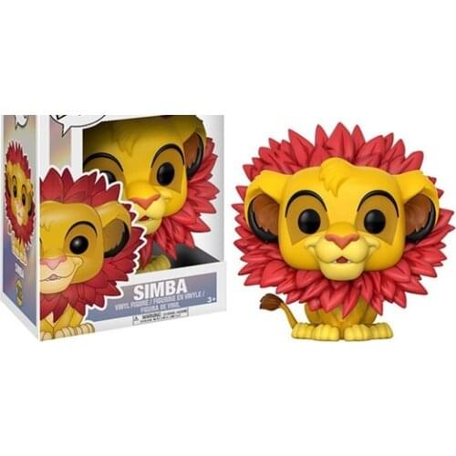 FUNKO POP Disney Cartoon Movie The Lion King Simba 302# Vinyl Action Figure Collected Model toys for Children Christmas Gift