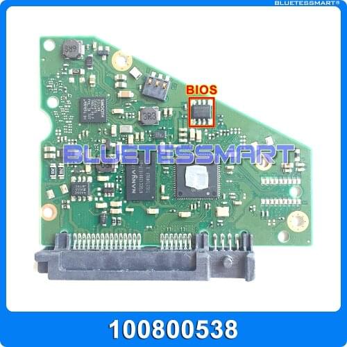 Hard drive parts PCB board 100800538 REV A for Seagate 3.5 SATA hdd data recovery, 100% instead of 100815595, same funciton