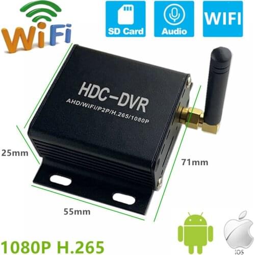 Mini DVR Wifi Video Recorder Real Time Video Record Motion Detection AHD/TVI/CVI 1080P Camera IP Camera Analog Camera DVR Record