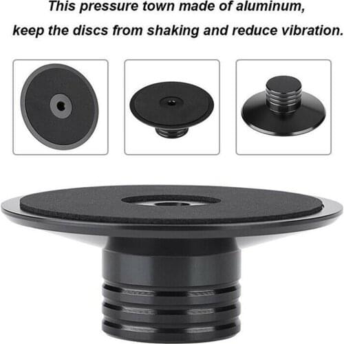 2021 New LP Vinyl Record Player Balanced Metal Convenient Disc Stabilizer Weight Clamp Turntable HiF