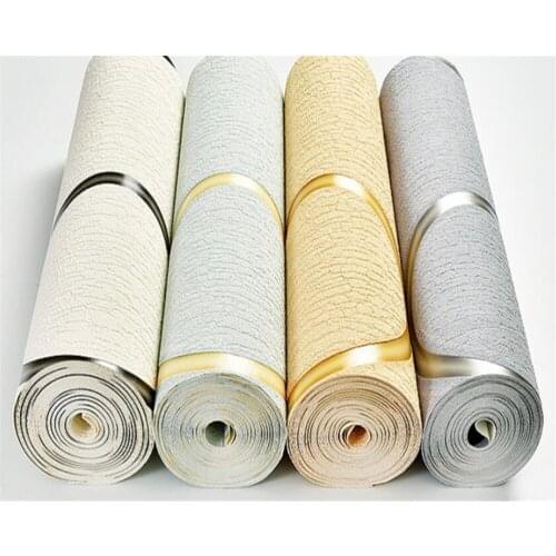 Beibehang wallpaper Luxury elegant circle solid behang deer suede 3d mural wallpaper TV background wallpaper for walls in rolls