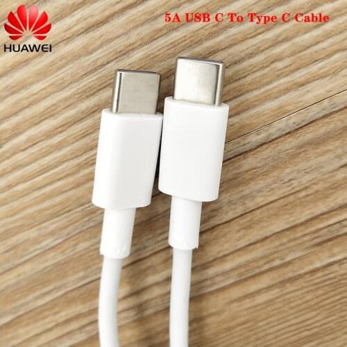 PD 65W USB C To Type-C Cable Huawei Super Fast Charge Data Line For Huawei P40 Pro Plus MateBook X Pro/D/E/D14/D15/13/14/15 2020