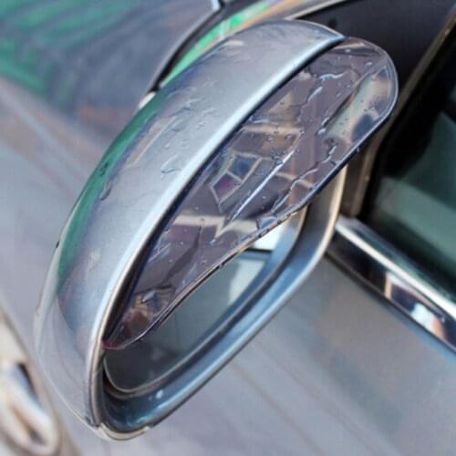 2pcs PVC Car Back Mirror Eyebrow Rain Cover sticker For LADA Priora Sedan sport Kalina Granta Vesta X-Ray XRay AUTO accessories