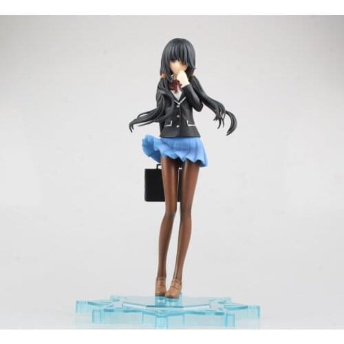 16CM Anime Date A Live Tokisaki Kurumi School Uniform Ver. 1/8 Scale Painted PVC Action Figure Collectible Model Kids Toys Doll