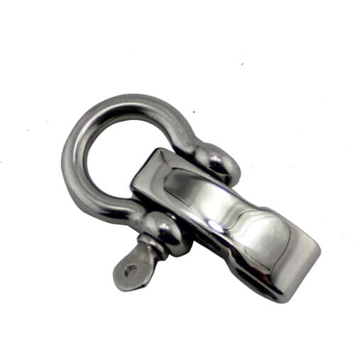 Anchor Shackle Screw Pin for Paracord Outdoor Camping Survival Rope Bracelets O-Shaped Stainless Steel Shackle Buckle