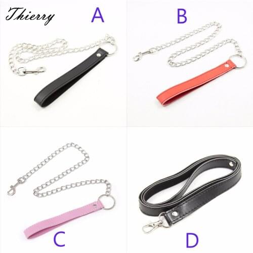 Thierry 4 style Leash For Sex Neck Collar Bondage Restraints Fetish Slave Collar Accessories Adult Game Erotic Sex Products