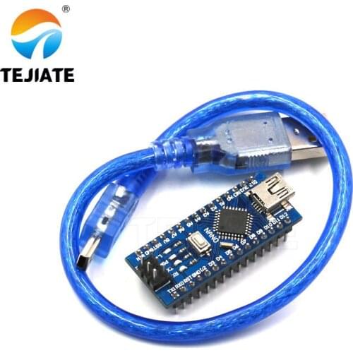 1PCS ATMEGA328P NANO-V3.0 Singlechip Unit Module USB To TTL CH340 Improved Modular Board With Wire With Welding