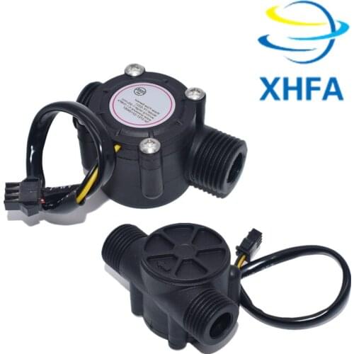 10PCS Water flow sensor flowmeter Hall flow sensor Water control 1-30L/min 2.0MPa YF-S201