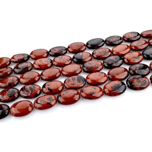 13x18mm Natural Golden Swan Stone Beads Oval Shape Healing Chakra Crystal Quartz Stone Beads DIY Jewelry Making Accessories