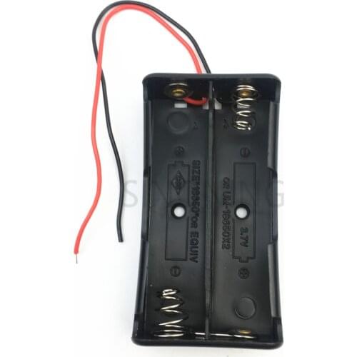 18650 2 battery box charging stand with cable battery case