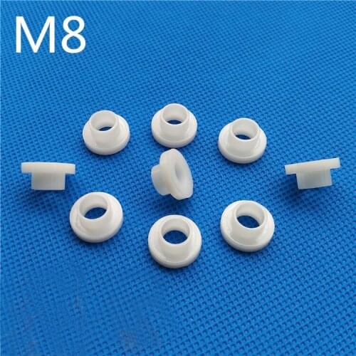 30pcs M8 Nylon Washer step T-type plastic Washer Insulated Crystal Gaskets