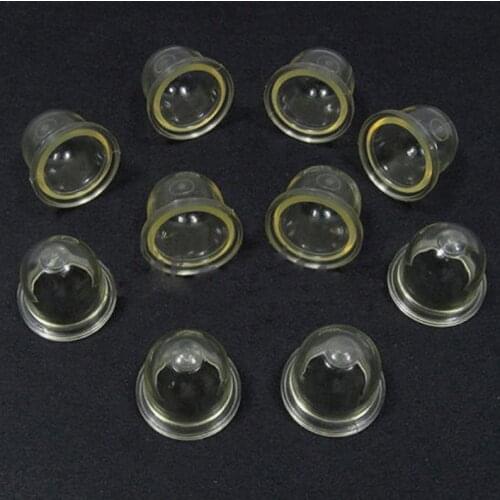 5pcs 22.2mm Transparent Fuel Pump Carburetor Primer Chainsaw Trimmer Clear Replacement Blower Eradicator Bubble Bulb Oil C6C8