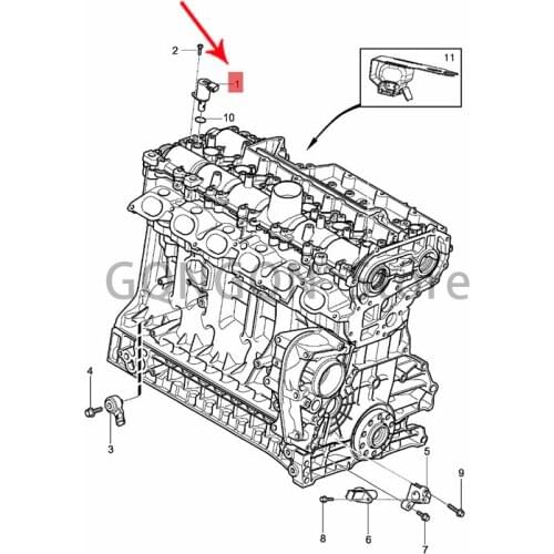 CAR camshaft position sensor 2003-2020vol voxc90 xc70 xc60 xc40 v90 cross country v90 v70 v60 v40 cross country v40 s90l s90 s80