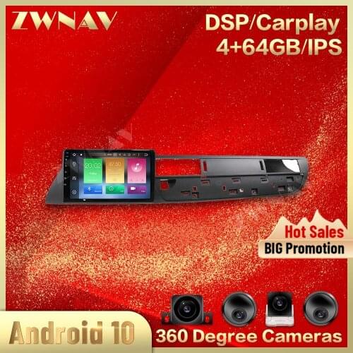 360 Cameras Screen Car For Citroen C5 2010 2011 2012 Android 10.0 Multimedia Audio Radio Recorder GPS Navigation Auto Head