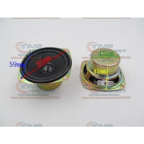 Free shipping 2pcs 3 inch square 8ohm 10W speaker 3" loudspeaker for arcade game machine cabinet parts Coin operator accessories