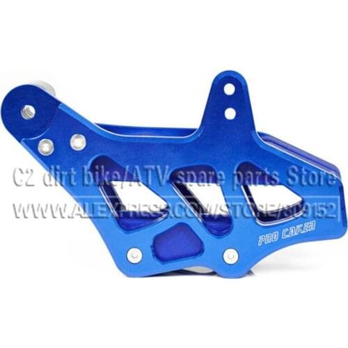 CNC Chain Guide Chain Guard Fit KTM 125-500 EXC EXCF SX SXF XC XCF XCF-W XCW Husqvarna 85-250 Motocross Enduro Supermoto Blue