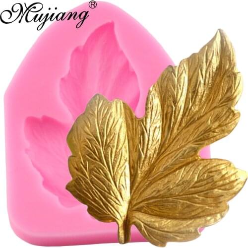 DIY Sugarcraft Leaves Silicone Mold Candy Polymer Clay Fondant Mould Cake Decorationg Tools Maple Leaf Chocolate Gumpaste Molds