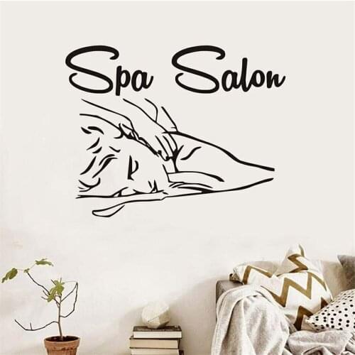 Art Wall Decals Therapist Therapy Spa Woman Salon Massage Vinyl Wall Sticker Home Decoration Accessories For Living Room Y955