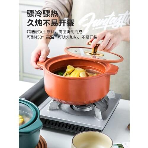 Casserole Stew Soup Special High Temperature Resistant Ceramic Pot For Domestic Gas Stove Panela Articulos Para El Hogar Cocina
