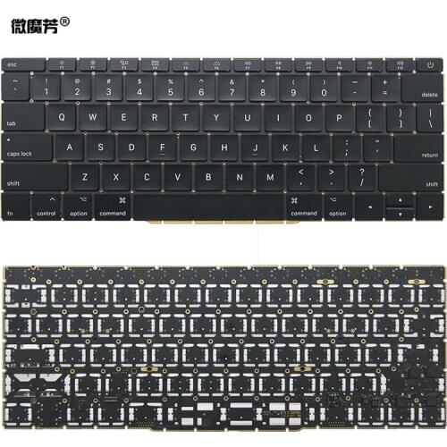NEW US laptop keyboard for Macbook Retina 13" A1708 notebook Keyboard black