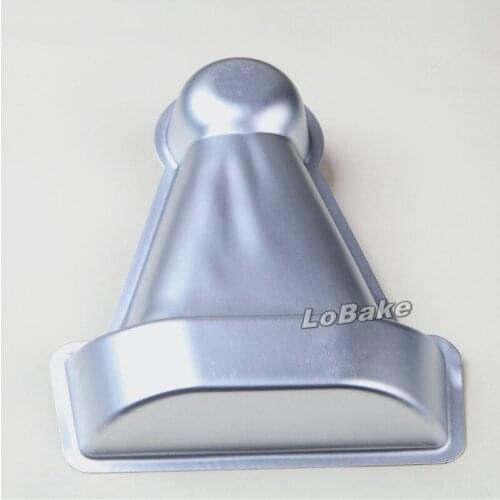 New arrivals 9 inches Christmas hat cap shape aluminium mousse birthday cake pan tin DIY cozinha baking tools for cakes supplies