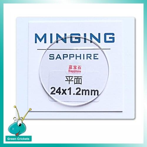 Wholesale 2pcs/lot 1.2mm 23mm~27.5mm Watch Sapphire Glass,Watches Parts Sapphire Crystal Replacment glass