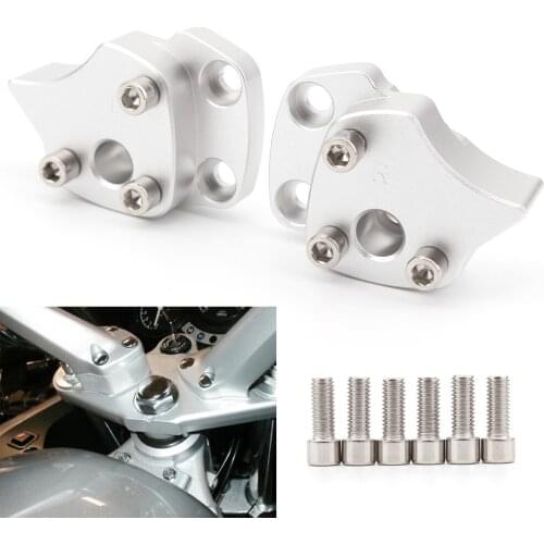 Motorcycle pair handlebar risers with accessories For Yamaha FJR 1300 2001-2005 Risers Bar Mount Handle Clamp