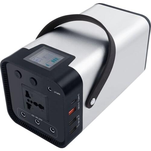 Portable Solar Generator 300W Power Station UPS Lithium ion Battery 220V 200W For Home Laptop TV LED light