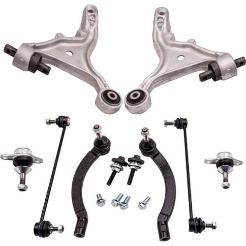 Control Arm Ball Joint Tie Rod Shock Strut Suspension Mount Set For Volvo S60