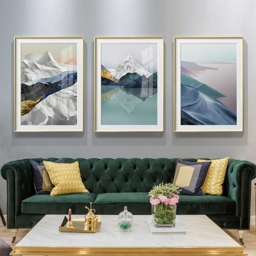 Modern Mountains All kinds Canvas Painting posters and prints wall pictures for living room art cuadros decoracion dormitorio
