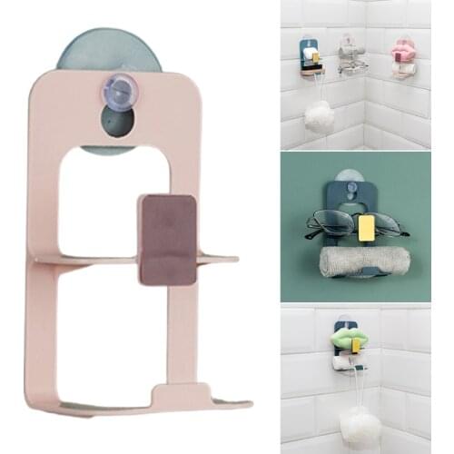 Sink Draining Brush Sponge Cleaning Cloth Rack Washing Holder Tidys Double Layers Stand Kitchen Supplies JDH88