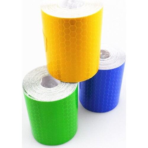 Car Reflective Adhesive Tape Stickers Auto Moto Bicycle Sport Child Safety Reflective Materials Film Signal Car Tape Styling