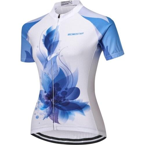 Weimosta Women Cycling Jersey clothing Summer Bike team mtb shirt roupa ciclismo Short Sleeve Cylcing clothing sportswear shirts
