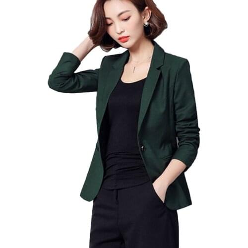 Office Ladies Blazer Women Long Sleeve Suit New Spring Fashion Slim Blazers Jackets for Women Outwear blazer mujer 2019