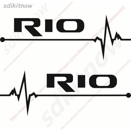 1pair Heart Car Decal Sticker Styling Windows Door Decoration For kia rio 2 3 4 2017 2018 K2 accessories custom text wholesale