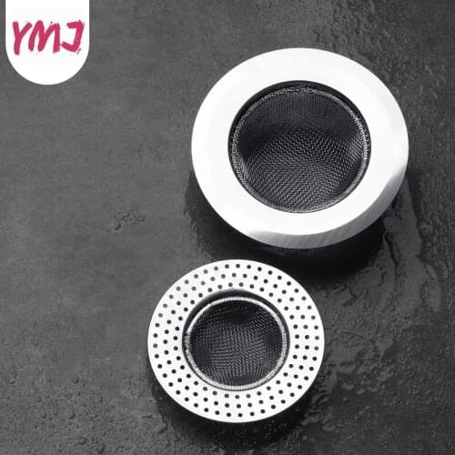 1Pc 9/11.2cm Bathroom Deodorization Type Basin Sink Drain Stainless Steel Kitchen Strainer Stopper Waste Plug Sink Filter Drains